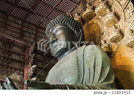 奈良の大仏の写真素材