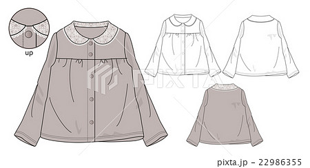 ベクター アパレル ハンガーイラスト カットソーのイラスト素材