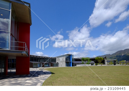 サントミューゼ 上田市交流文化芸術センター 上田市立美術館 大小ホールの写真素材