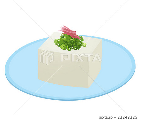 冷奴 豆腐 ひややっこ とうふのイラスト素材 - PIXTA