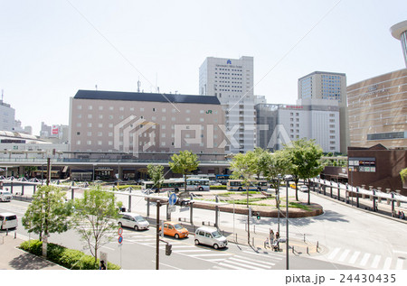 ロータリー 川崎駅前 西口ロータリー 川崎駅西口の写真素材