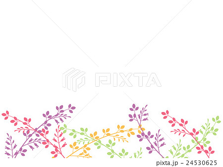 ハギの花のイラスト素材