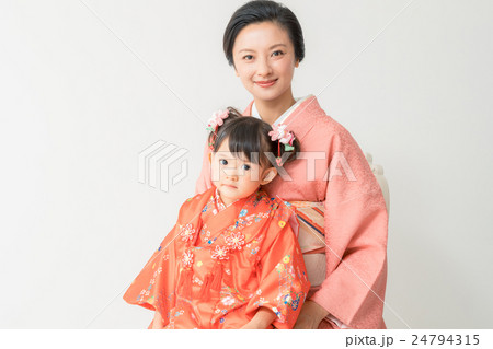 髪置きの儀の写真素材