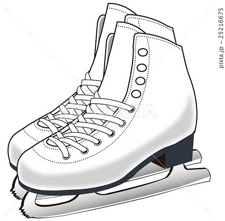 スケート靴 エッジのイラスト素材