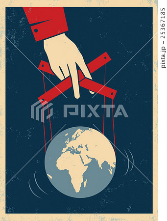 世界征服のイラスト素材