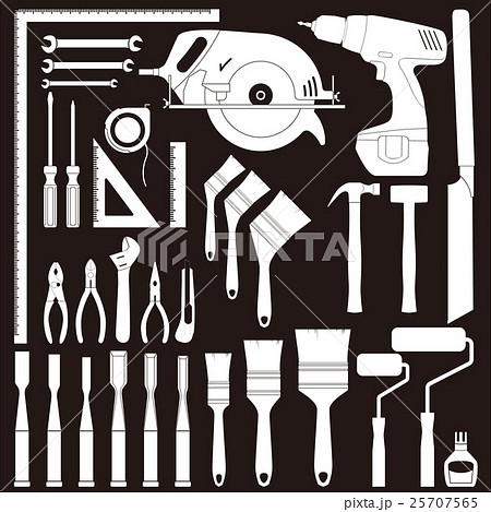 大工道具のイラスト素材