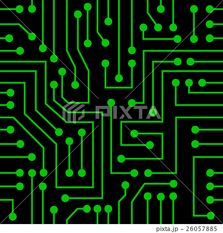 ベクター 電子回路 電子回路図 電子のイラスト素材