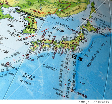 地図 マップ 世界地図 略図の写真素材