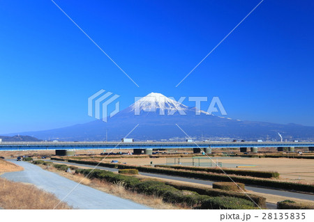 富士川緑地公園の写真素材