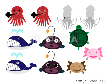 ウーパールーパー. 水中の生き物