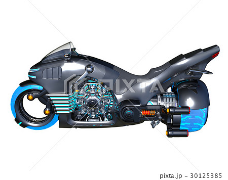 オートバイ バイク Sf Cgのイラスト素材