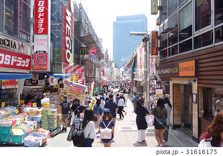 原宿竹下通り商店会の写真素材