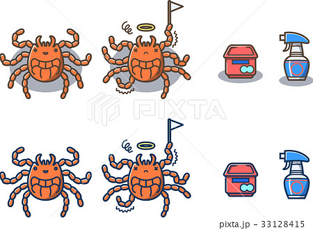 だにのイラスト素材