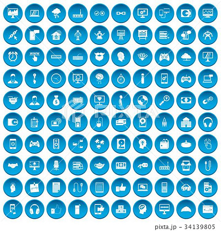 100 １００ プログラマー アイコンのイラスト素材