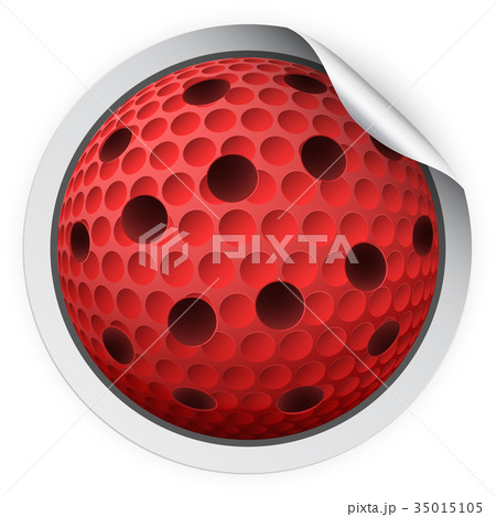 ラクロス ボール 玉 球の写真素材
