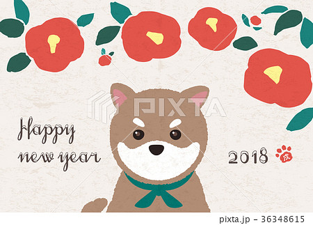 豆柴のイラスト素材