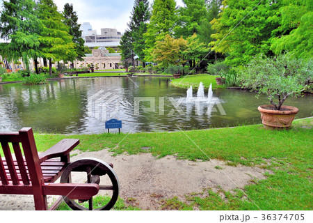 庭園 久屋大通庭園 フラリエ 洋風の写真素材