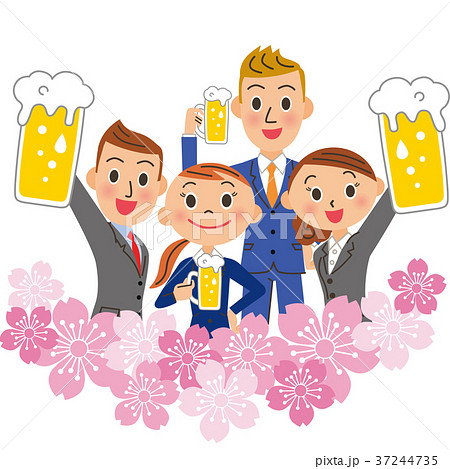 飲み会 宴会のイラスト素材集 ピクスタ