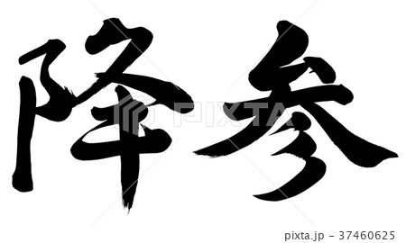 白旗 降参の写真素材