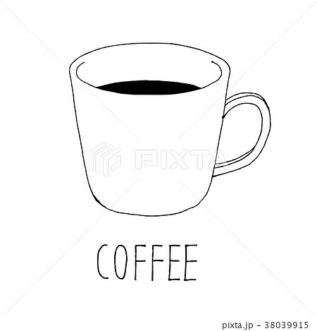 コーヒー ホットコーヒー カップ コップのイラスト素材
