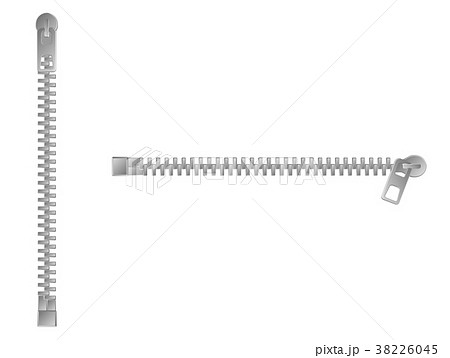 ジップのイラスト素材