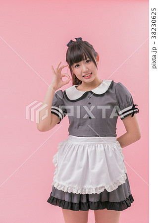 メイド喫茶の写真素材