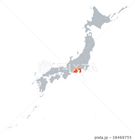 静岡県 静岡 マップ 地図の写真素材