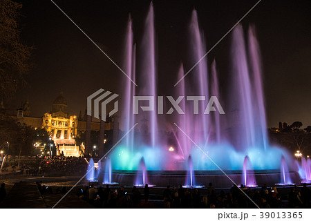 マジカ噴水の写真素材