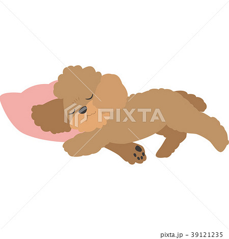 犬 寝る ベクター 昼寝のイラスト素材