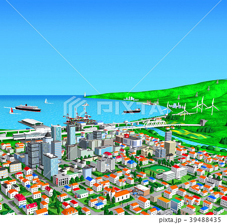 町 街並み 海 風景のイラスト素材 - PIXTA 町 街並み 海 風景のイラスト素材 - PIXTA