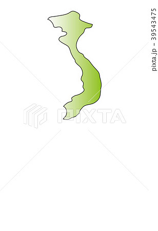 世界地図 地図 ベトナム 東南アジアのイラスト素材