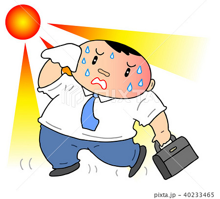 酷暑のイラスト素材 Pixta
