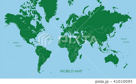 アメリカ 地図 白地図 ベクターのイラスト素材