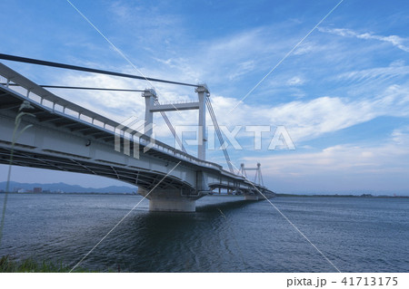 阿波しらさぎ大橋の写真素材