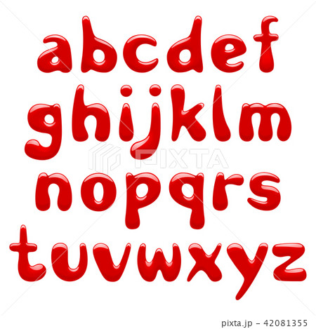 アルファベット 切り抜き 文字の写真素材