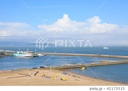 伊良湖海水浴場の写真素材