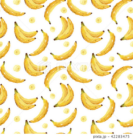 フルーツ バナナ 背景 かわいい 壁紙の写真素材