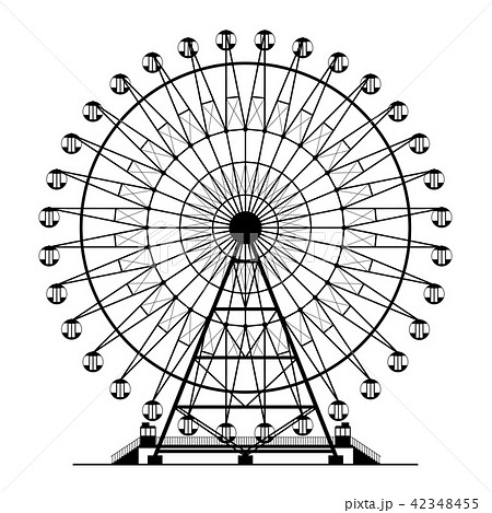 観覧車のpng素材集 Pixta ピクスタ