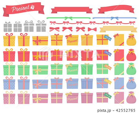 プレゼントボックスのイラスト素材 Pixta