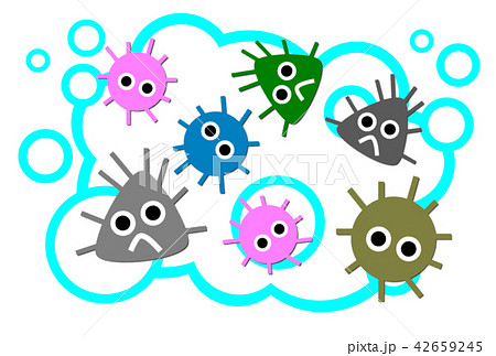 バイ菌のイラスト素材