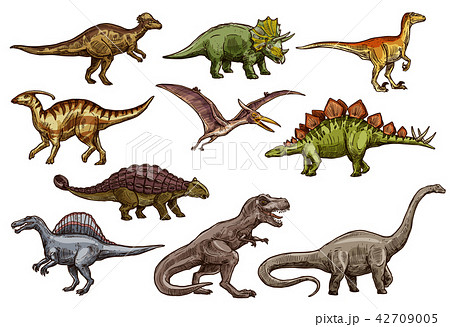 アンキロサウルスのイラスト素材