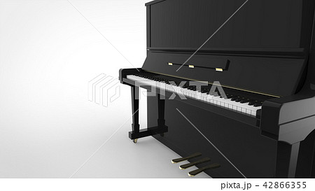 アップライト ピアノのイラスト素材