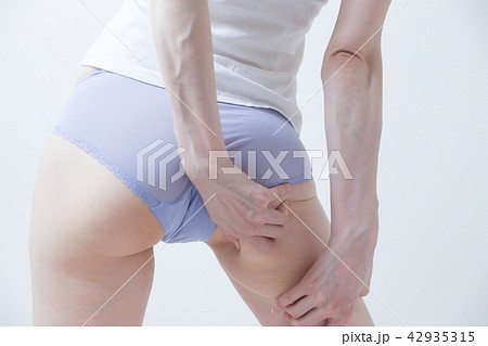 垂れ尻の写真素材