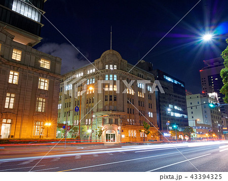 神戸 夜景 商船三井ビルディング 商船三井ビルの写真素材