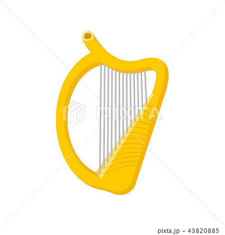 音楽 ハープ 竪琴 金のイラスト素材 - PIXTA