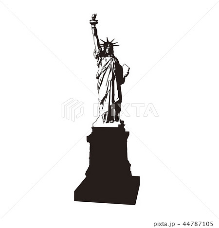 銅像 自由の女神のイラスト素材