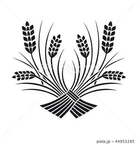 家紋 稲 イネ 紋のイラスト素材