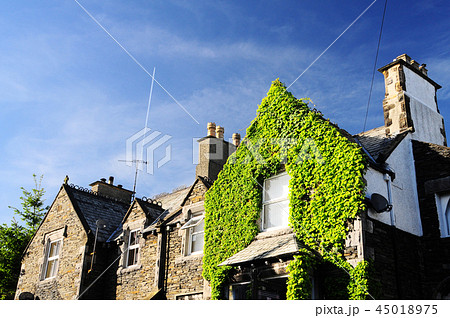 レンガ造りの家 ロンドン イギリス ヨーロッパの写真素材
