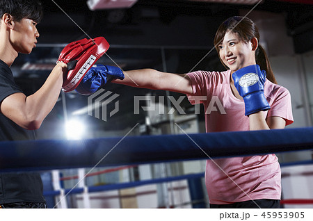 キックボクシングの写真素材