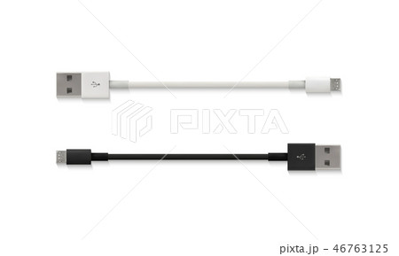 Usb ケーブルのイラスト素材